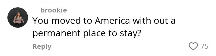 Social media comment highlighting controversy around Aussie influencer&rsquo;s complaint about US cost of living.