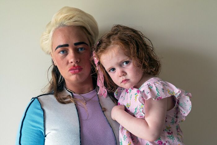 Portrait of a woman and child capturing life on the margins of modern Ireland in raw, beautiful documentary photography.