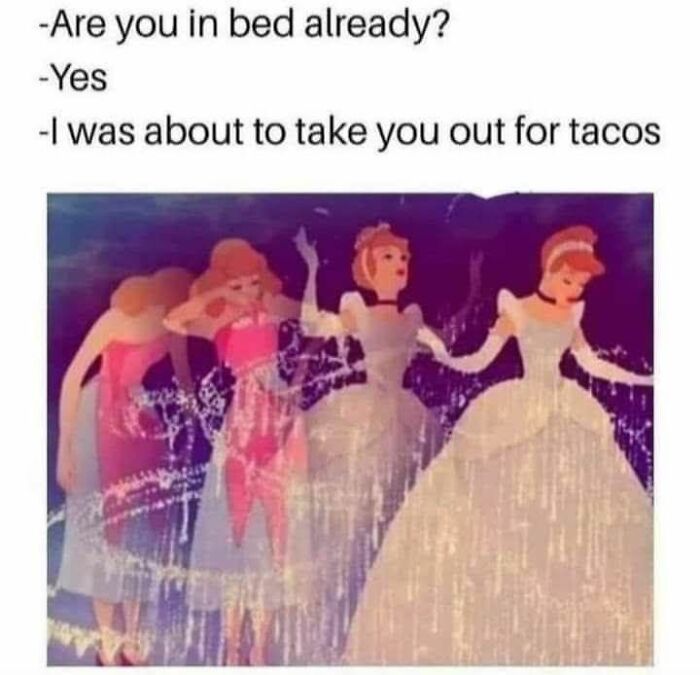 Animated illustration from a meme showing a girl transforming into a princess, used in hilarious memes to help decompress.