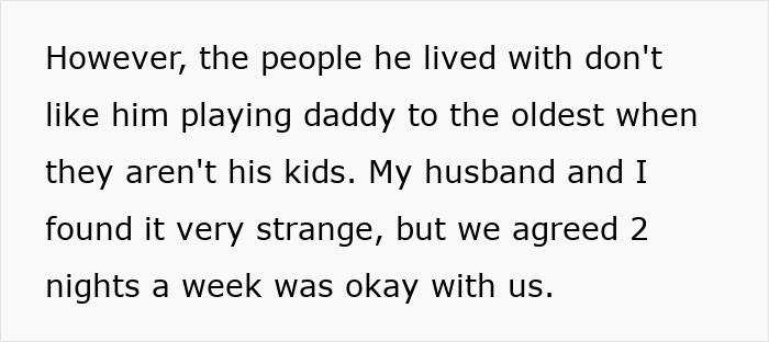 Text excerpt discussing a couple's conflict with a roommate over his kids and house rules after repeated issues. Text excerpt discussing a couple's conflict with a roommate over his kids and house rules after repeated issues.