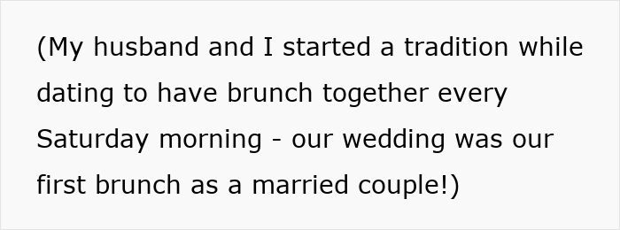 Bride in elegant wedding dress holds bouquet, with fast-food wrappers and grease stains disrupting the ceremony atmosphere.