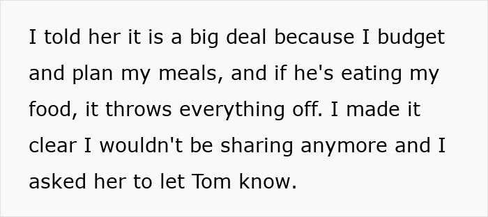 Woman Stops Letting Roommate’s BF Steal Her Food From Her, Infuriates The Roommate Woman Stops Letting Roommate’s BF Steal Her Food From Her, Infuriates The Roommate