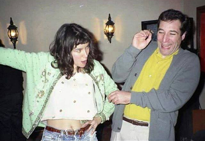 Jennifer Tilly enjoying a casual moment, highlighting Jennifer Tilly&rsquo;s net worth and her ongoing success in entertainment.