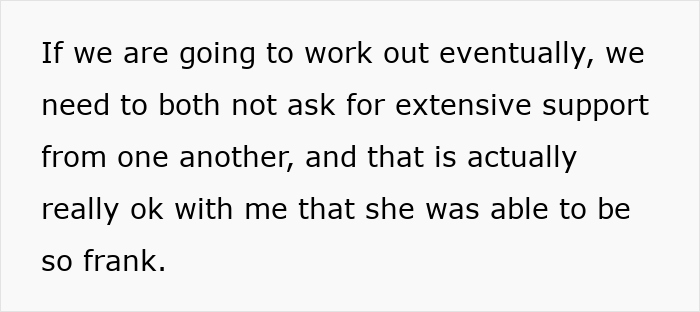 Text on a white background about needing mutual support in a longtime friends ghost friend bday relationship.