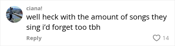 Comment about a country star suddenly stopping mid-concert after forgetting all the words to the song.