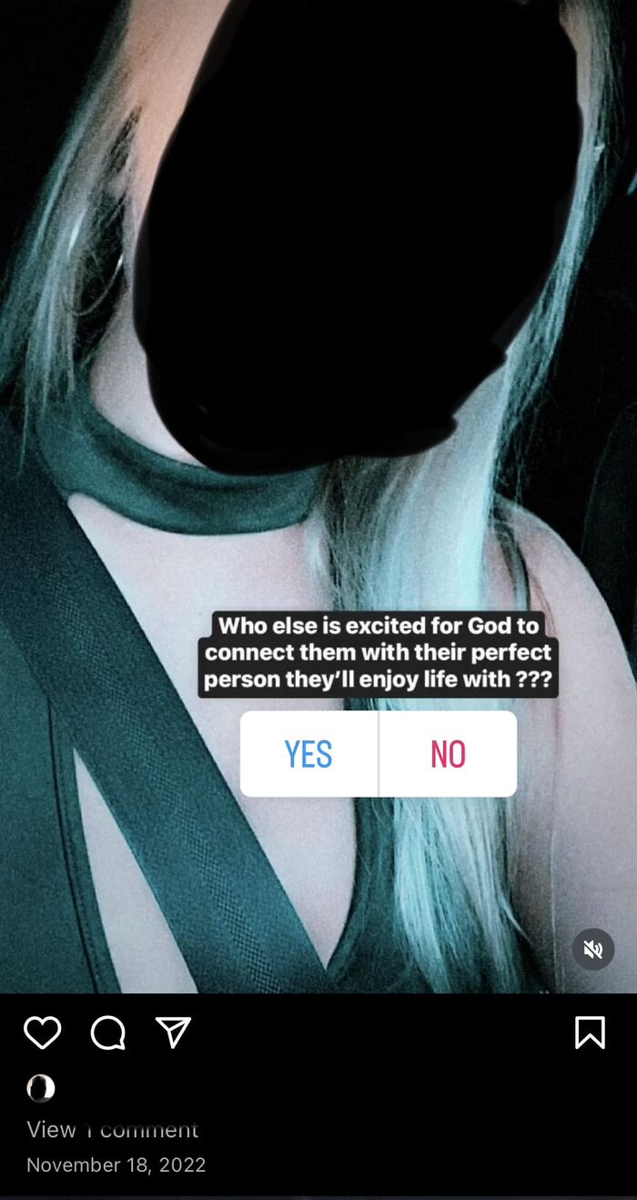 Person in a car showing a poll about enjoying life with their perfect person, highlighting exhausting relationships theme.