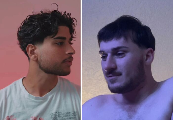 Side-by-side comparison of hair fails showing what people asked for versus what they actually got results.