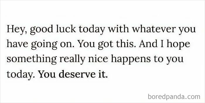 Inspirational text post offering encouragement and positivity, shared by a dedicated group of girlies in cute and wholesome posts.