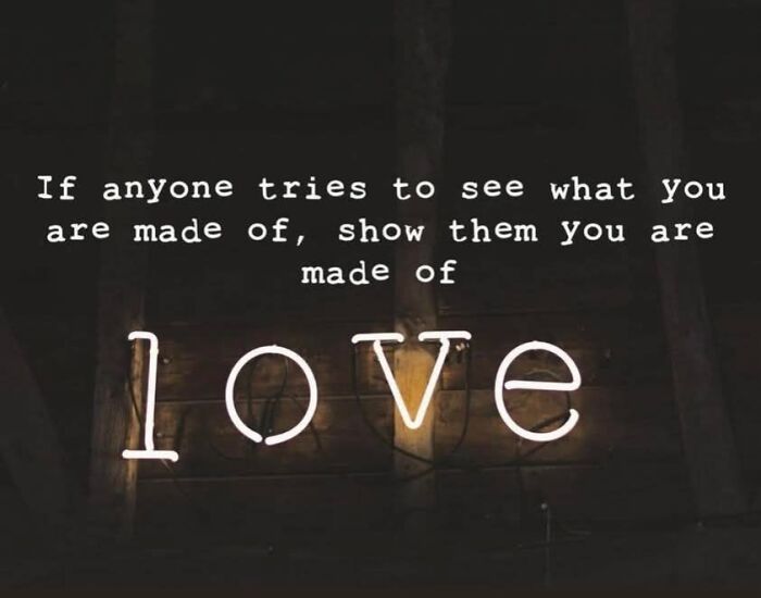 Inspirational love quote with glowing letters spelling love, part of cute and wholesome posts shared by dedicated girlies group.