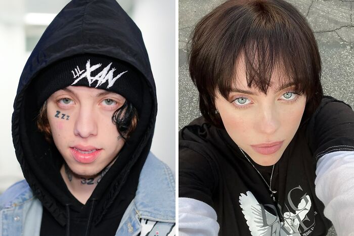 Dos celebridades con gran parecido físico, destacando la tendencia de famosos que se parecen demasiado a otros.