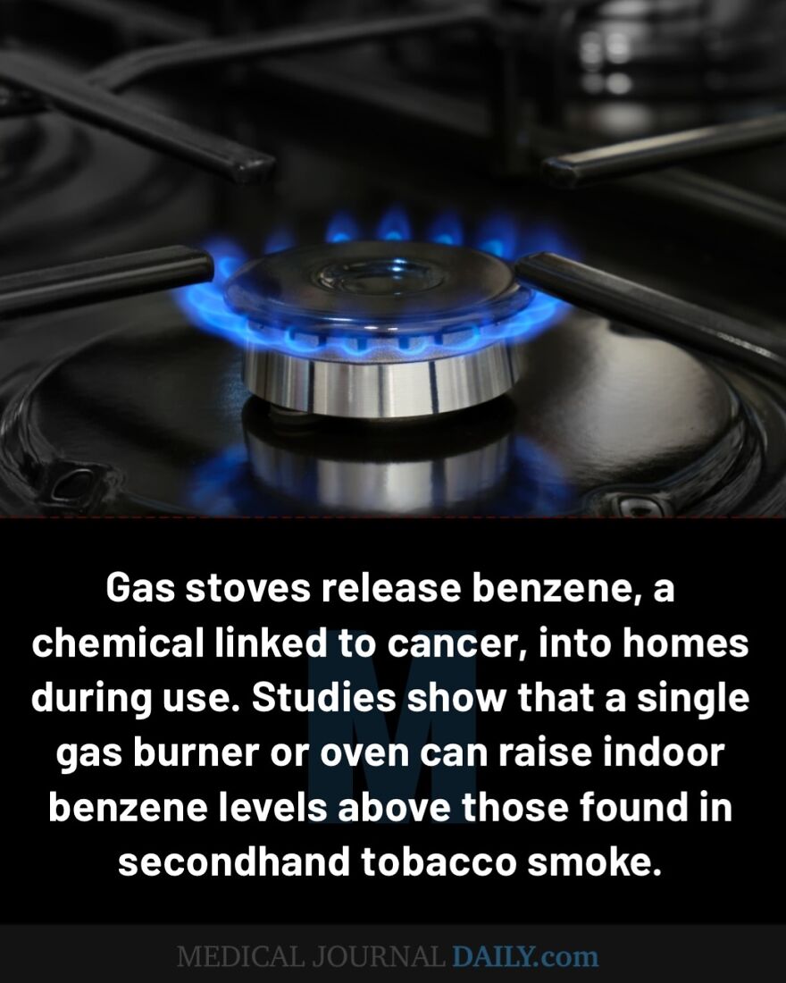 Blue flame on a gas stove burner demonstrating a medical fact about fingers and muscles in the human body.