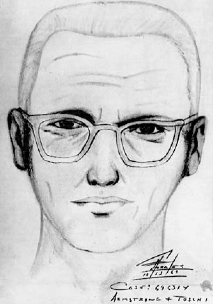 Sketch of a man with glasses from a scary and unsettling Wikipedia article that intrigued many readers.