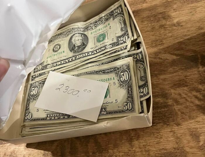 Hidden stash of cash found in walls, illustrating unexpected things discovered in hidden places in people’s homes.