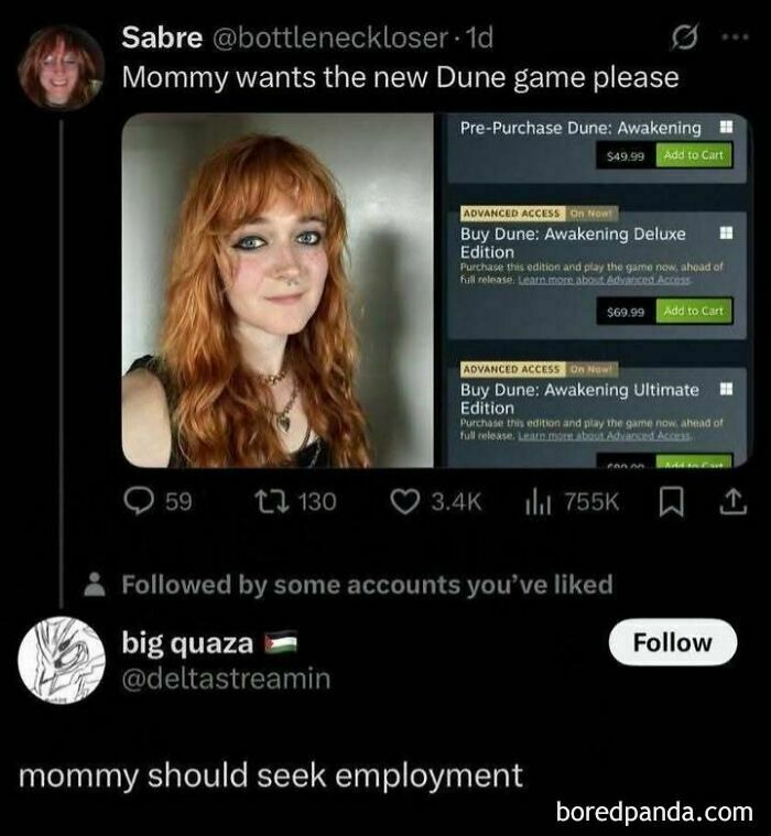 Screenshot of a humorous Twitter exchange featuring people sharing something that made them go hmmm.