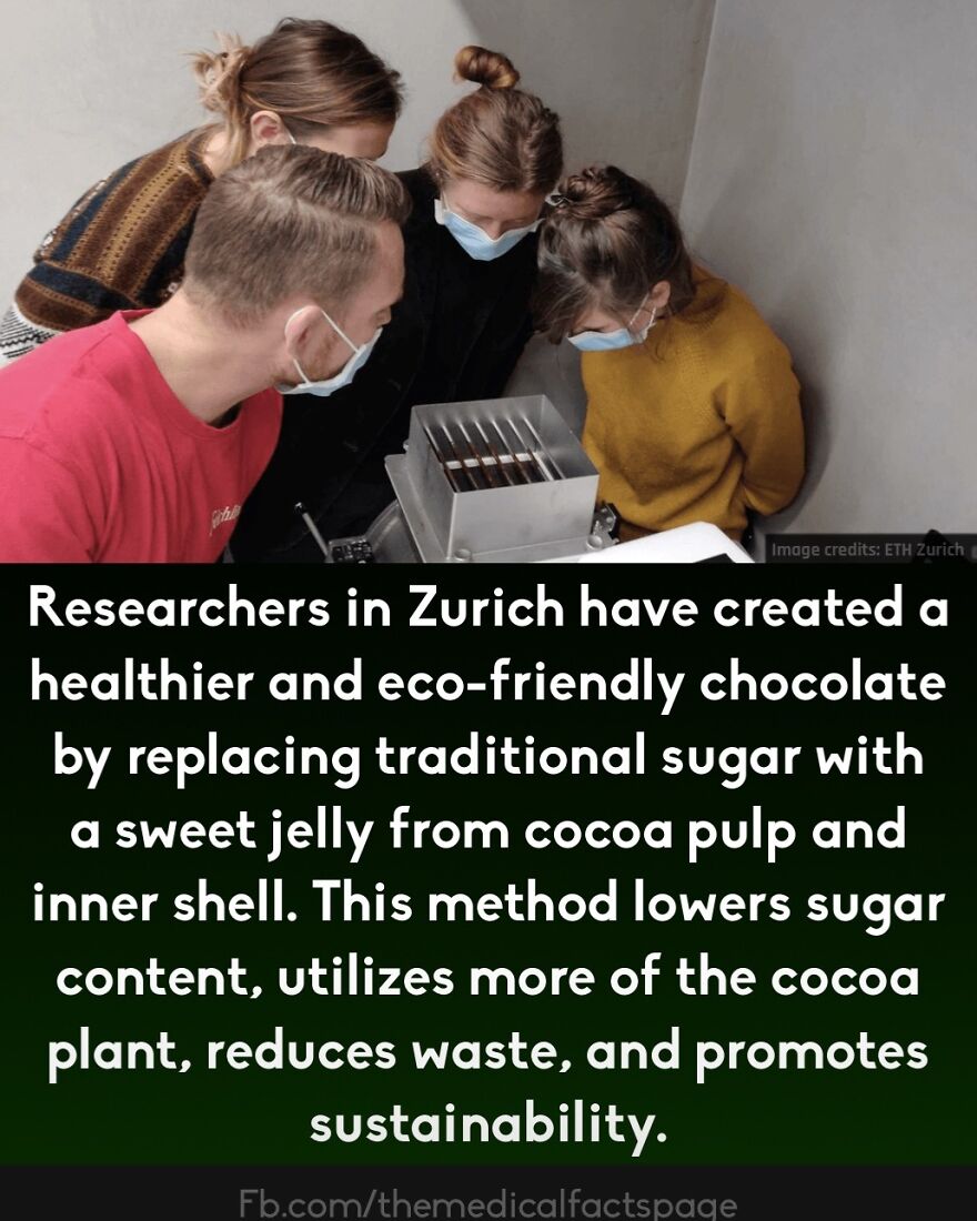 Four researchers wearing masks closely examine a machine, related to curious medical facts about fingers containing no muscles.