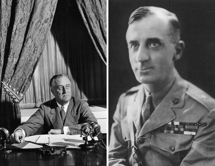 Black and white photo collage of historical figures related to lesser-known historical events and moments.