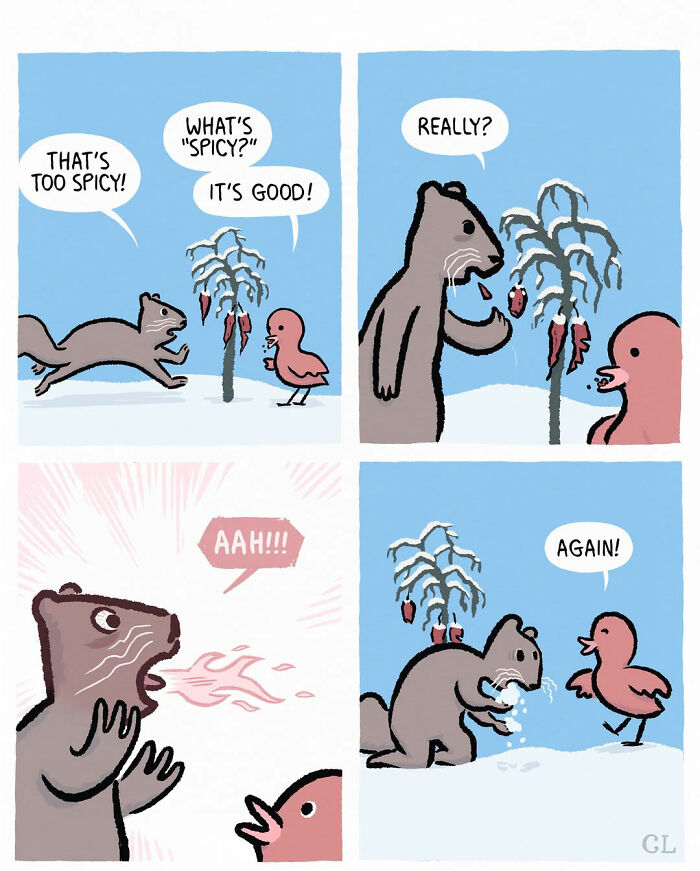 Comic panel from Ruby and Mo showing a touching moment of love, loss, and healing between two animal characters.