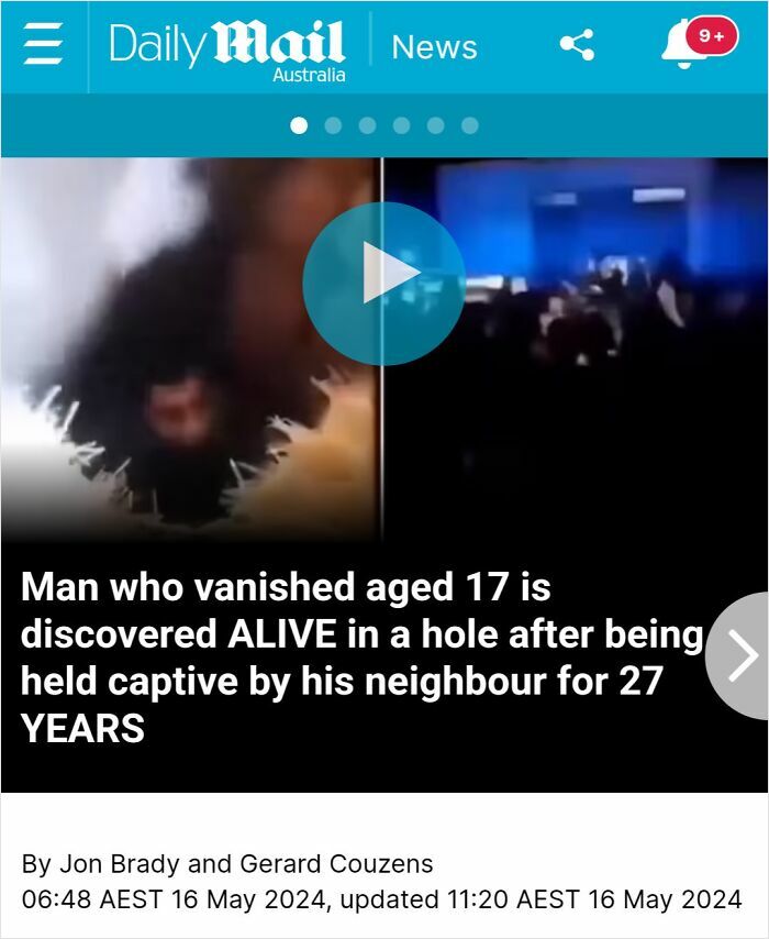 Man discovered alive after 27 years in captivity, highlighting traumatizing effects on the next generation in shocking news story.