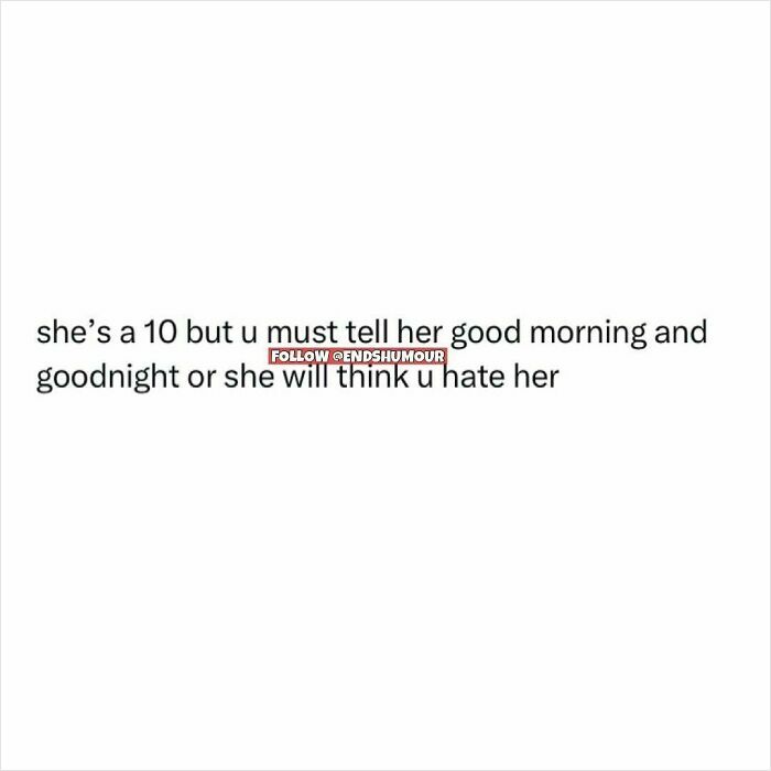 Text-based humour post from Ends Humour about the importance of greeting someone to avoid misunderstandings.