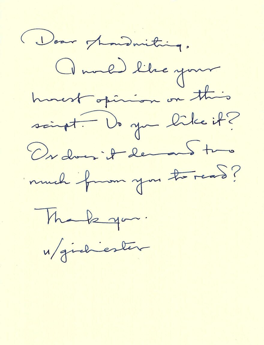 Handwritten note in elegant cursive script, showcasing perfect handwriting examples that impress with clarity and style.