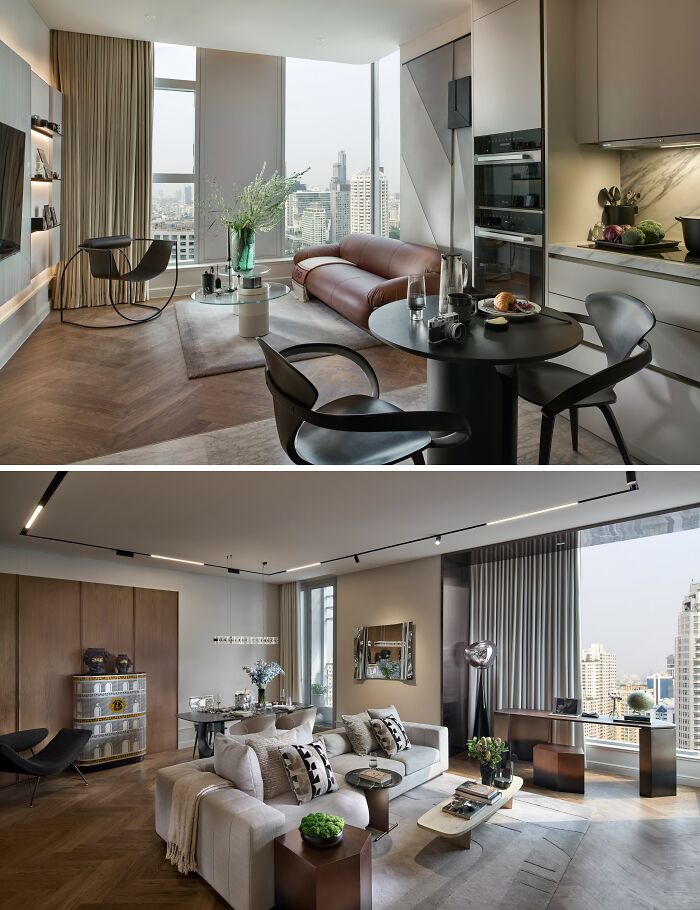 Modern stylish apartments with city views showcasing what 1 million dollars buys in luxury urban living spaces worldwide