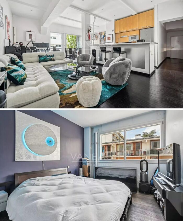 Modern living room and bedroom interiors showcasing what $1 million buys you in apartments around the world.