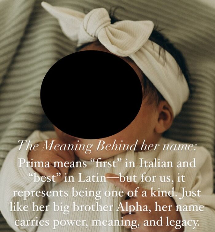 Baby wearing cream headband with bow lying on striped blanket, highlighting unique baby names that parents loved but others judged.