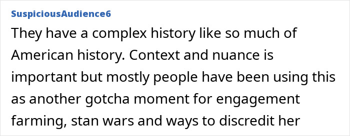 Comment discussing the complex history and engagement farming related to Beyonc&eacute; canceled by fans for wearing offensive shirt.
