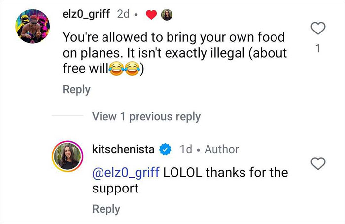 Social media comments on a plane passenger slammed for making a salad mid-flight debate food rules on planes. Social media comments on a plane passenger slammed for making a salad mid-flight debate food rules on planes.