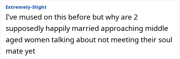Text post on a forum discussing Meghan Markle's interview and the topic of soul mates in relation to Harry and her.
