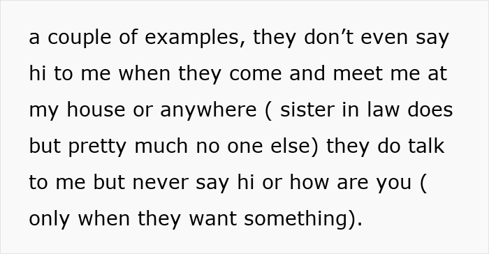 Text excerpt discussing wife adopting husband's culture and feeling like an outsider to in-laws despite raising kids alone. Text excerpt discussing wife adopting husband's culture and feeling like an outsider to in-laws despite raising kids alone.