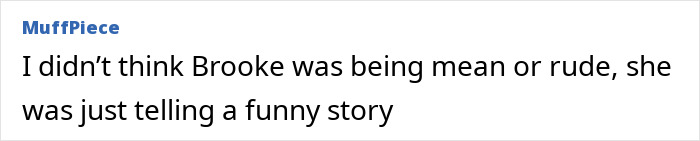 Text snippet from MuffPiece discussing Brooke Shields' podcast interview about Meghan Markle, mentioning criticism and story.