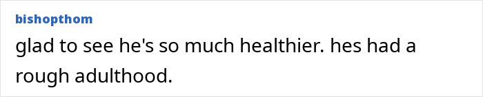 Fan comment praising beloved 90s child star for being healthier after a rough adulthood during rare outing.