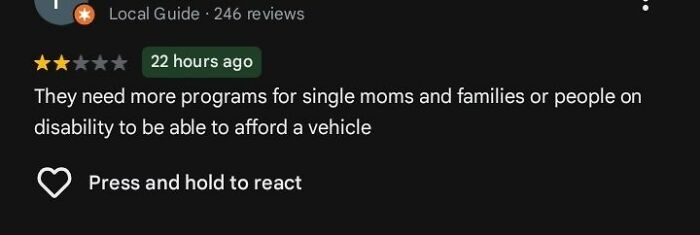 Review highlighting need for more programs to help single moms afford vehicles and support their families.