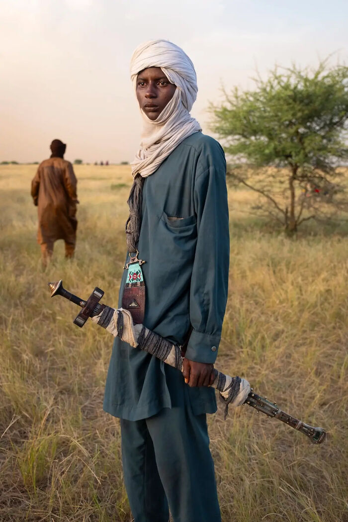 The Warrior’s Stillness From The Series 'Echoes Of Guerewol' By Raul Cacho Oses