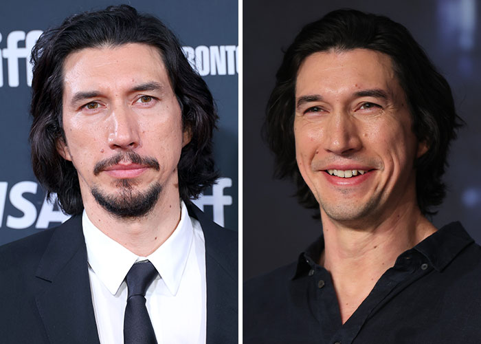 Actor masculino en dos fotos, una seria y otra sonriente, representando celebridades que aceptan sus peculiaridades únicas.