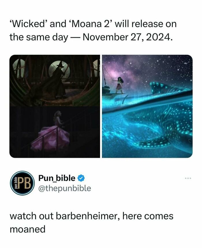 Pun meme illustrating wordplay with movie release puns, highlighting hilarious pun memes and the best kind of comedy.