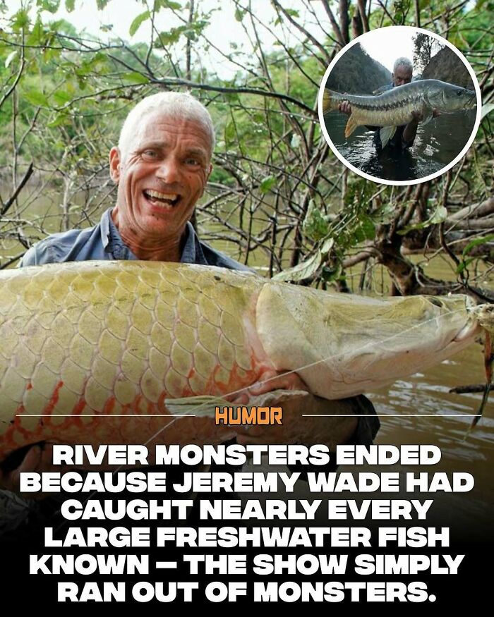 Man holding a large freshwater fish, illustrating interesting facts for brains craving new knowledge about river monsters.
