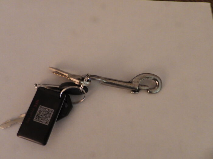 This Snap Hook For My Keys. Purchased In 1976 From An Auto Parts Store