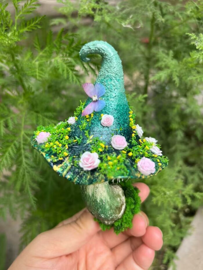 My Handmade Clay Mushroom Fridge Magnets, Perfect For Adding A Fairy Forest Vibe