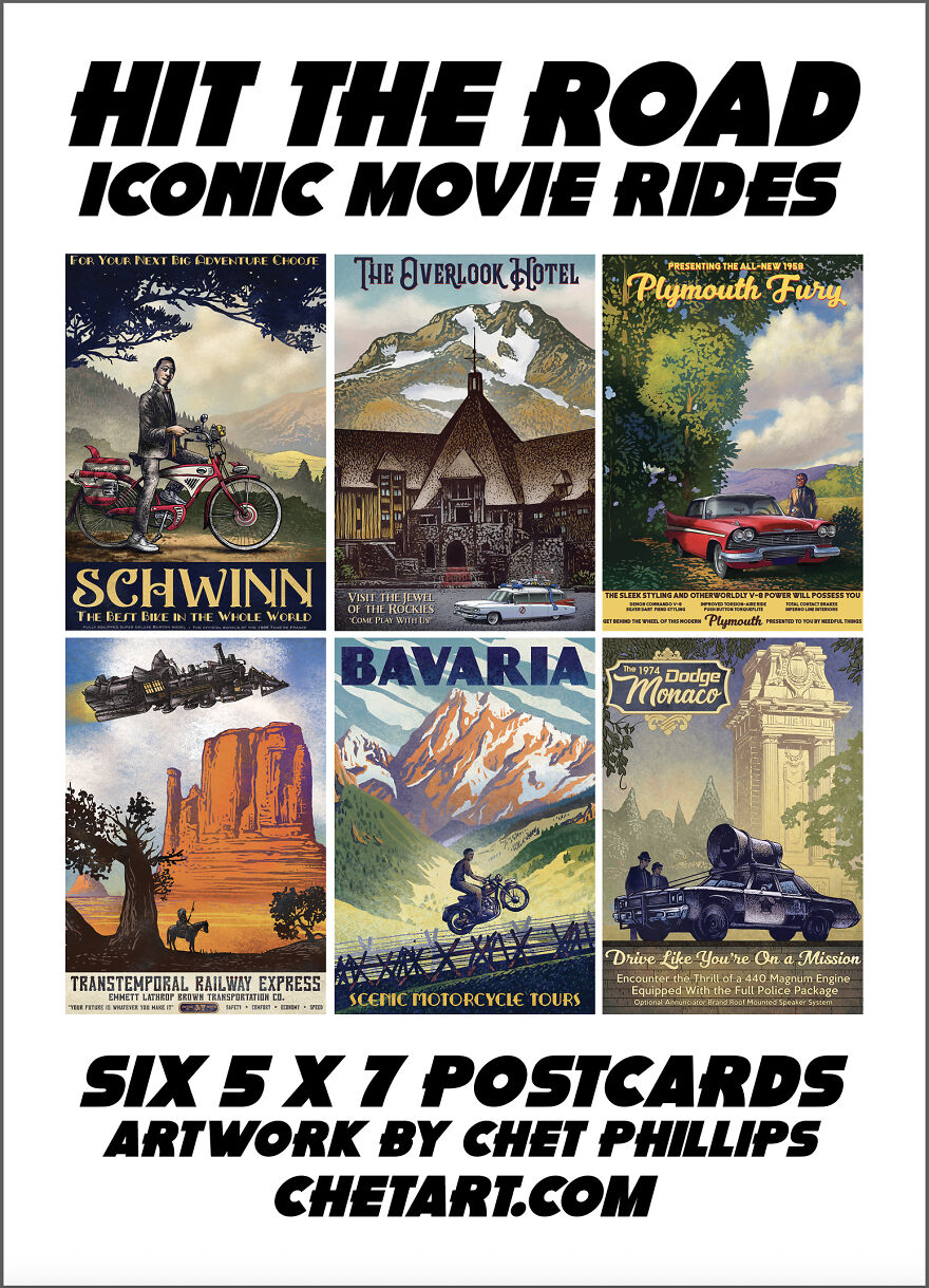 Hit The Road Postcard Set