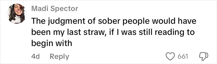 Comment by Madi Spector expressing frustration amid date changed last minute wedding shaming discussions on social media.