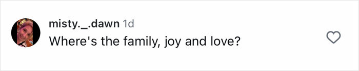 Comment on social media questioning family, joy, and love, related to uncomfortable staffers photobombing Lauren S&aacute;nchez&rsquo;s bridal pics.