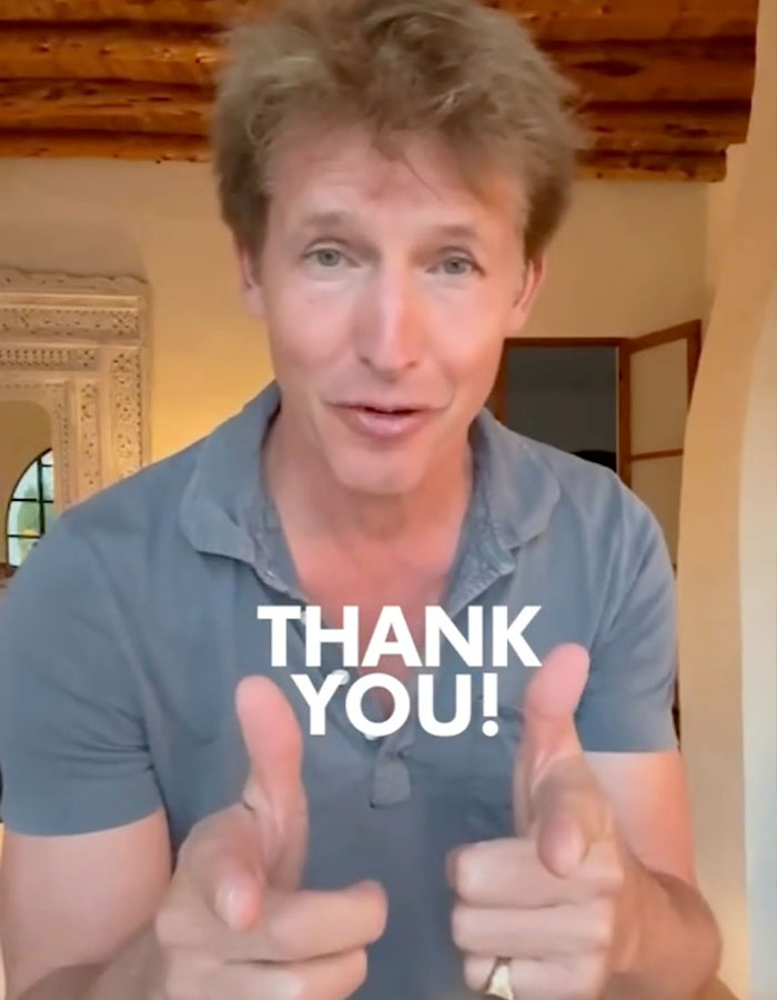 James Blunt in a casual setting, sharing the dark meaning behind hit song You’re Beautiful with a thankful gesture. James Blunt in a casual setting, sharing the dark meaning behind hit song You’re Beautiful with a thankful gesture.