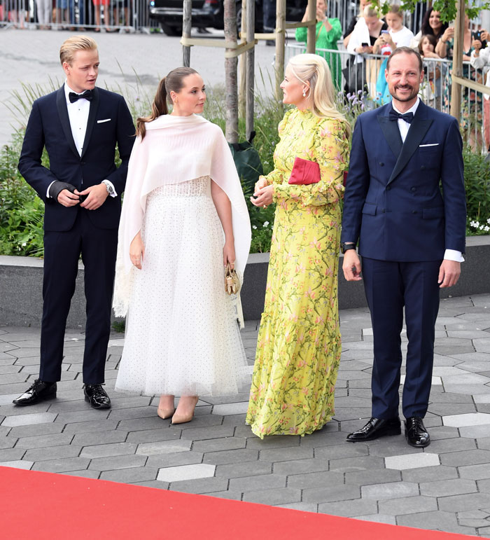 Norwegian Crown Princess&rsquo;s son in formal attire at event amid charges including violent assaults on women.