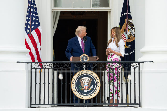 "Is That Bruce Jenner?": Melania Trump Turns Heads With Striking New Look Earning President's Praise