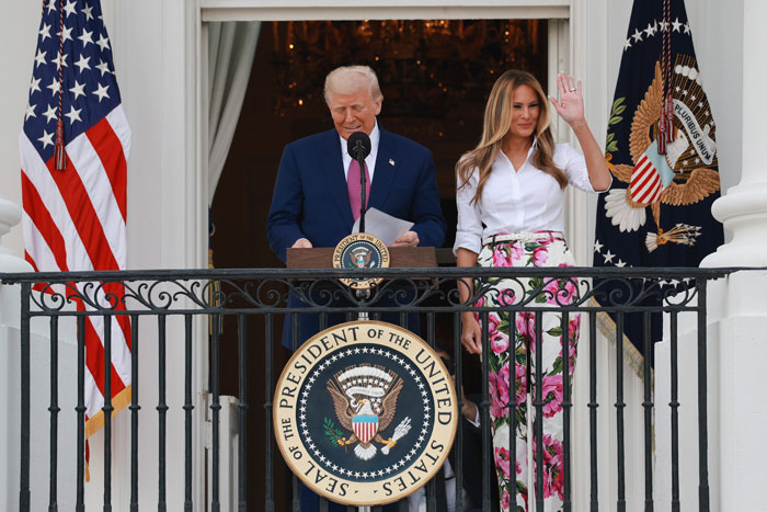 "Is That Bruce Jenner?": Melania Trump Turns Heads With Striking New Look Earning President's Praise