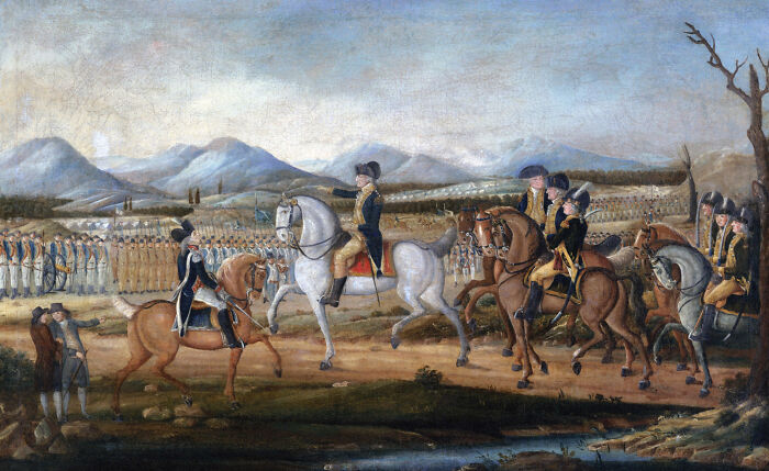 18th century military commanders on horseback with troops lined up, illustrating historical events that don’t get enough attention.