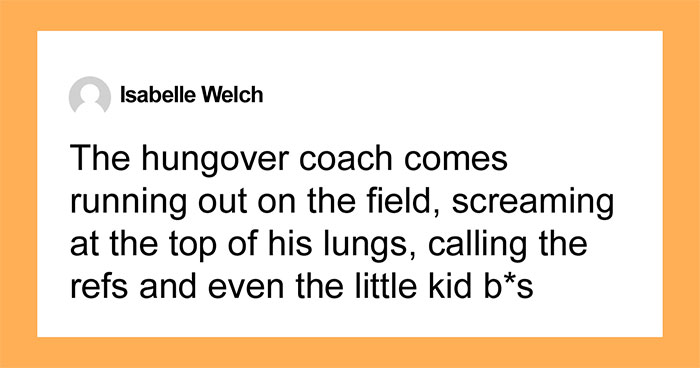 Hey Pandas, AITA For Snapping Back At A Coach Who Was Screaming At A Bunch of 10-Year-Olds?