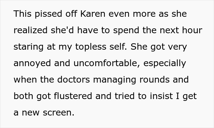 Text excerpt from a new mom’s hilarious malicious compliance story involving a nosy NICU neighbor and hospital staff. Text excerpt from a new mom’s hilarious malicious compliance story involving a nosy NICU neighbor and hospital staff.